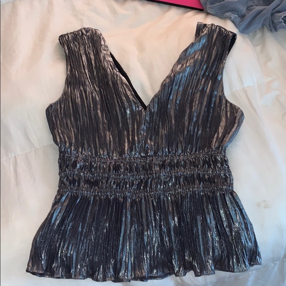 NEVER WORN Ramy Brook Metallic Top